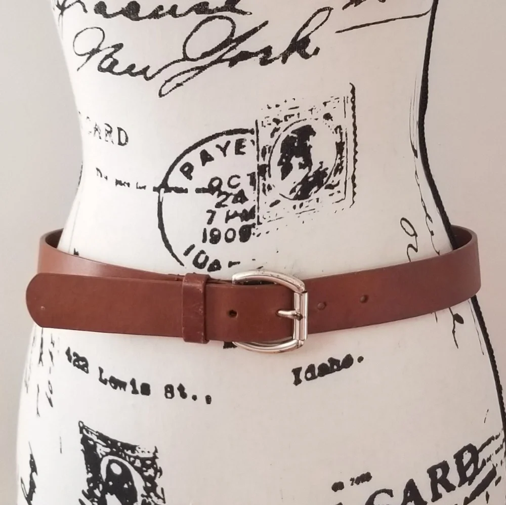 Anne Klein Caramel  Genuine Leather belt